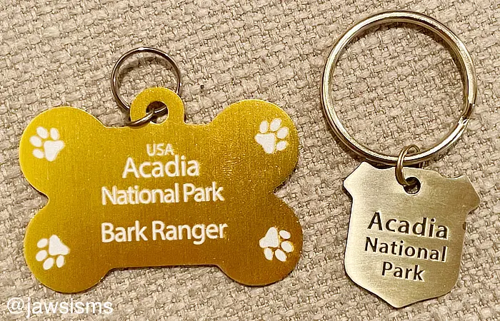 Example tags from Acadia National Park
