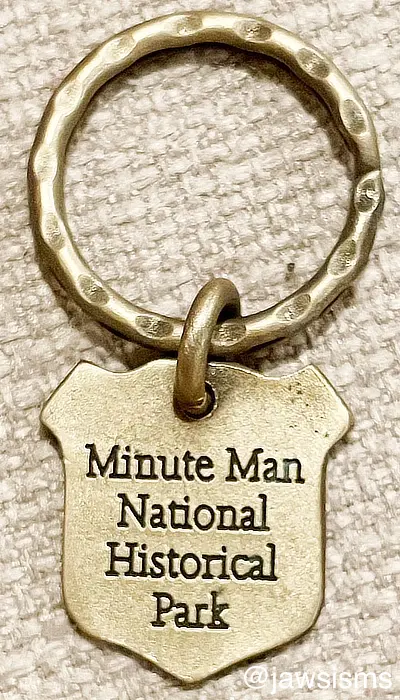 Example BARK Ranger Tag from Minute Man National Historic Park