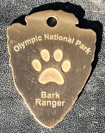 Example tag from Olympic National Park