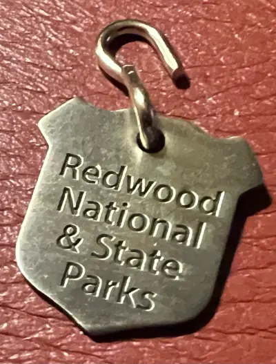 Example tag from Redwood National Park