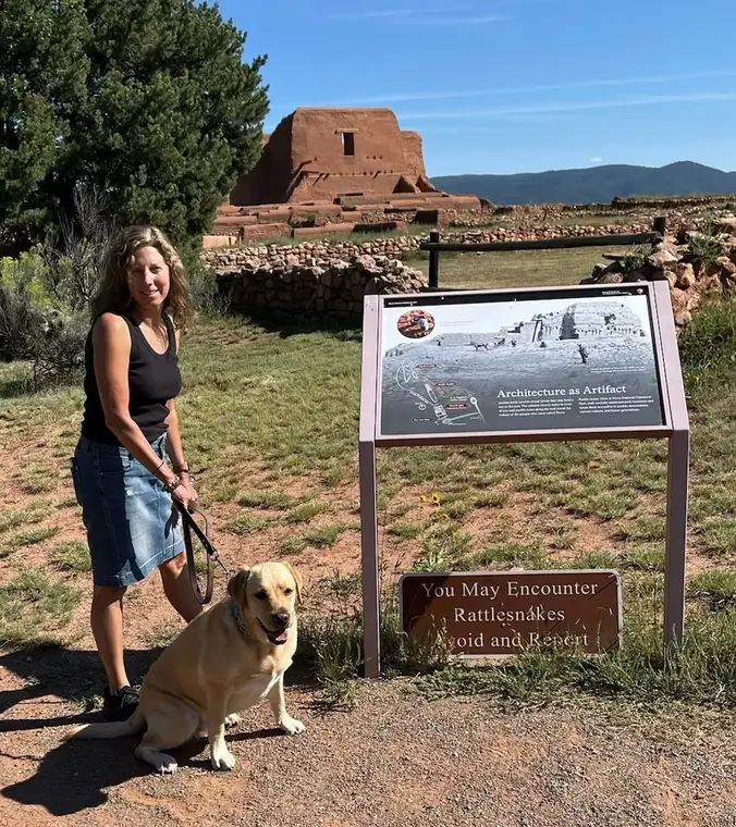 Winnie at Pecos National Historical Park